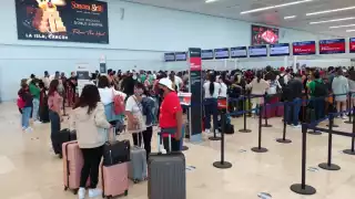 Los pasajeros deberán verificar la nmueva fecha en la que sus vuelos saldrán desde el Aeropuerto de Cancún