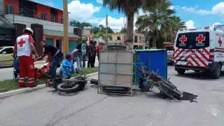 Tanto el mototaxista como su vehículo quedaron a disposición de las autoridades