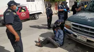 En la colonia Canto de Mérida, hombre en estado de ebriedad se tropieza y se 'abre' la cabeza