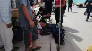 El incidente ocurrió en el cruce de las avenidas Bautista Ceballos con Bicentenario de Chetumal