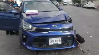 Aunque el accidente dejó dos heridos, no fue necesario llevarlos a un hospital