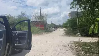 El área fue acordonada en espera del levantamiento del cuerpo