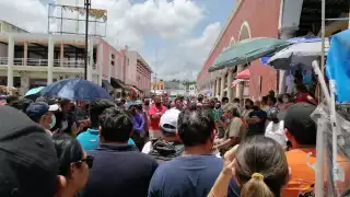 Los ambulantes se concentraron cerca del mercado Lucas de Gálvez