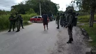 La Sedena se mantiene vigilando las calles de Escárcega