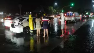 No se registraron personas lesionadas aunque al sitio acudieron los cuerpos de emergencia