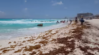 Las temperaturas en la Península de Yucatán oscila entre los 30 y 36 grados centígrados, según The Weather Channel