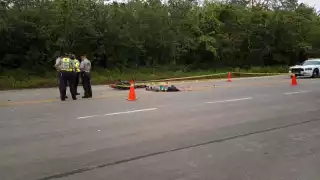 Al lugar llegaron elementos de la Guardia Nacional para acordonar el  área del accidente