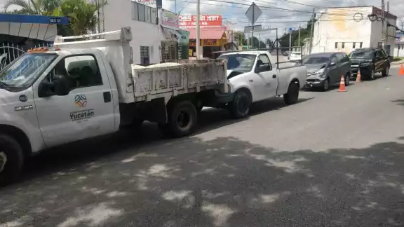 Al lugar arribaron elementos policiales para desahogar el tránsito Al lugar arribaron elementos policiales para desahogar el tránsito
