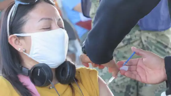 El módulo de vacunación anticovid en Cozumel se ubica en las instalaciones del Domo Bicentenario