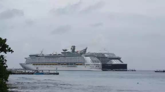 El turismo de crucero es una de las fuentes principales de ingreso económico en la isla de Cozumel
