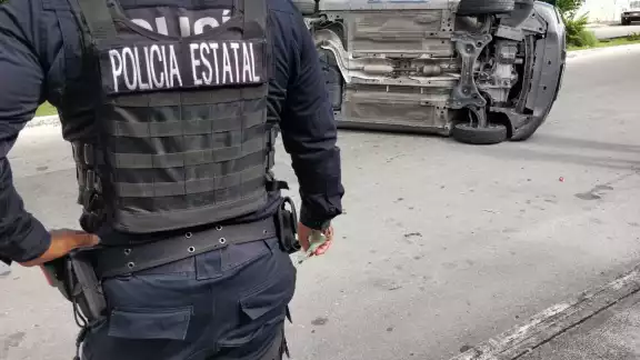 Al lugar llegó la patrulla 6620 de la Secretaría de Seguridad Pública (SSP) Al lugar llegó la patrulla 6620 de la Secretaría de Seguridad Pública (SSP)