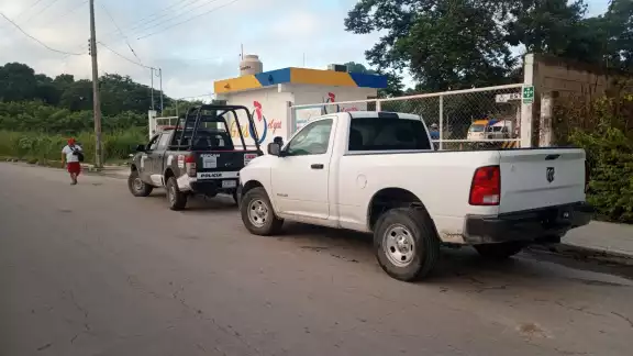 Al lugar llegaron elementos de la policía municipal para las investigaciones correspondientes Al lugar llegaron elementos de la policía municipal para las investigaciones correspondientes