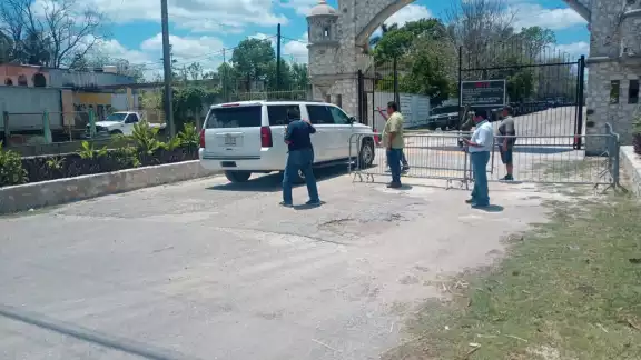 El presidente Andrés Manuel López Obrador aterrizó en Escárcega
