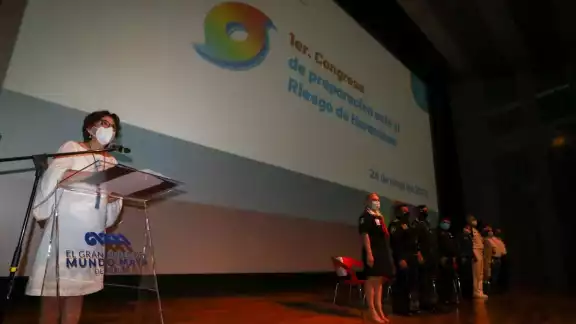 Durante el evento participaron elementos de Protección Civil, Conagua, la Guardia Nacional y la Marina, así como la Cruz Roja Durante el evento participaron elementos de Protección Civil, Conagua, la Guardia Nacional y la Marina, así como la Cruz Roja