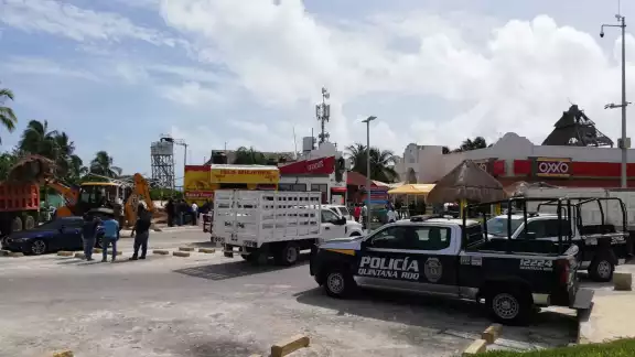 Las autoridades iniciaron el operativo desde temprano, luego de que esta playa fuese el lugar de un ataque armado Las autoridades iniciaron el operativo desde temprano, luego de que esta playa fuese el lugar de un ataque armado