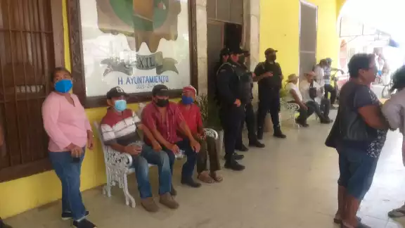 La SSP Yucatán mantuvo el orden entre los ejidatarios