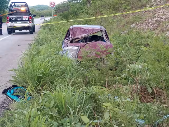 Hombre fallece en accidente en carretera Escárcega-Champotón
