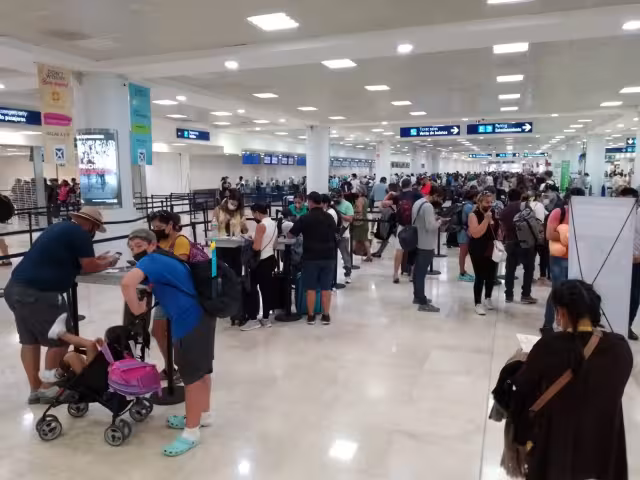 435 operaciones programadas para hoy 3 de agosto, en el  aeropuerto de Cancún
