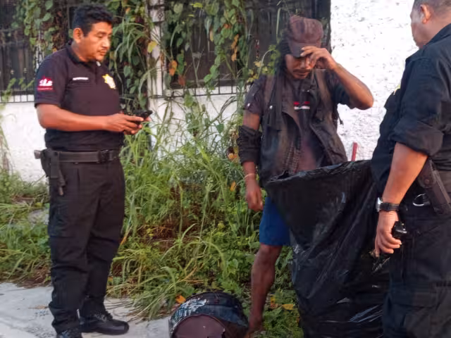 El hombre confesó haber agarrado las varillas, ya que se dedica a la recolección de chatarra