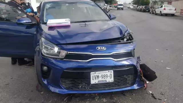 Aunque el accidente dejó dos heridos, no fue necesario llevarlos a un hospital