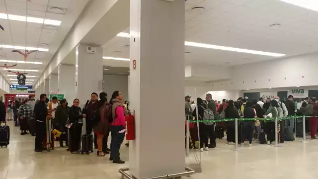 VivaAerobus fue uno de los afectados este martes