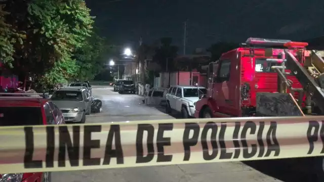La zona fue acordonada por policías