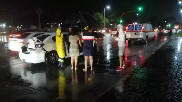 No se registraron personas lesionadas aunque al sitio acudieron los cuerpos de emergencia