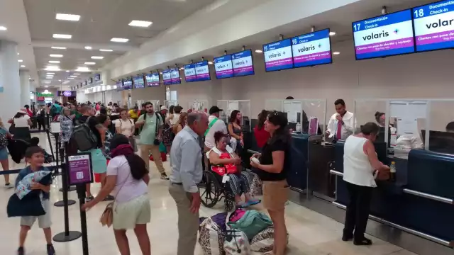 El Aeropuerto Internacional de Cancún reportó 534 operaciones aéreas