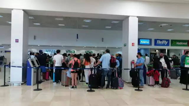 Los domingo se reduce hasta en un 50% las conexiones aéreas en el aeropuerto de Mérida