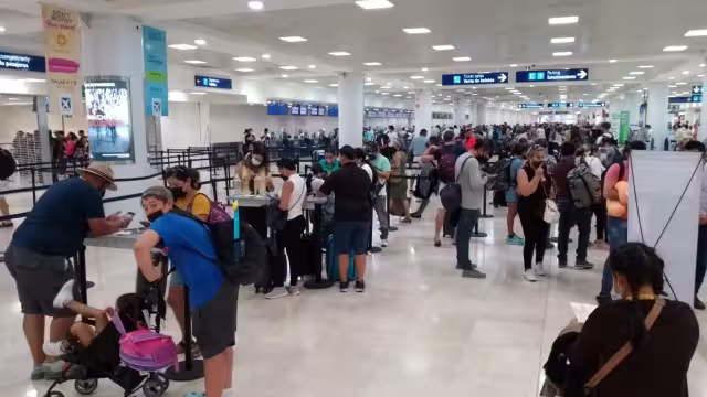 435 operaciones programadas para hoy 3 de agosto, en el  aeropuerto de Cancún