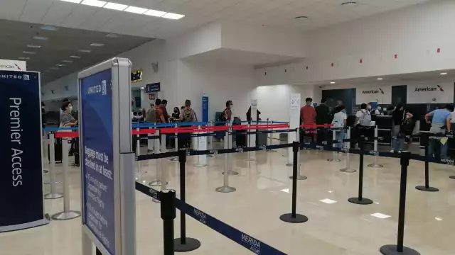 El aeropuerto registra poca afluencia por parte de pasajeros