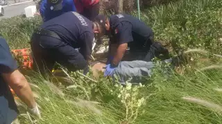 El hombre terminó con fractura en las costillas