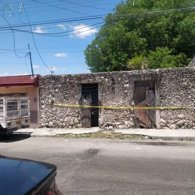 La casa del ahora occiso fue acordonada por la SSP Yucatán