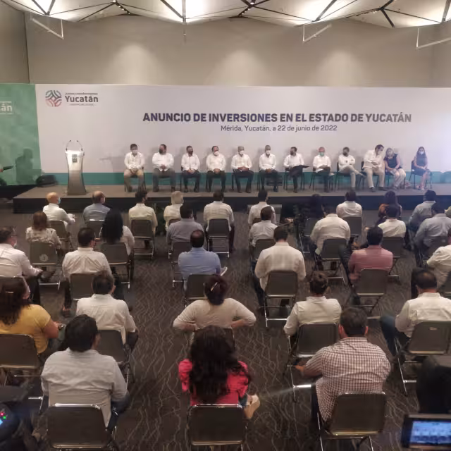 Ante empresarios, Mauricio Vila anunció la millonaria inversión en Yucatán