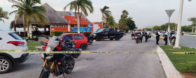 Al menos 10 elementos resguardan el lugar a la espera del Ministerio Público.