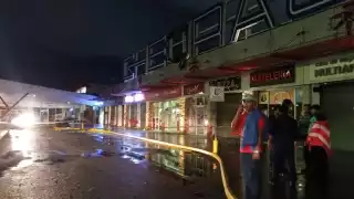 Los bomberos cortaron el suministro de luz para evitar un percance mayor