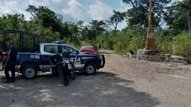 Elementos de la policía municipal acudieron al sitio