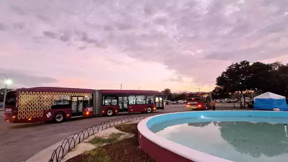 A partir del 1 de diciembre, los 4 nuevos autobuses articulados circularán en horas pico en el periférico