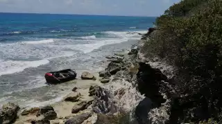 Fueron vecinos del fraccionamiento Fovissste los que dieron aviso a la Policía de Isla Mujeres sobre el arribo de indocumentados a la ínsula