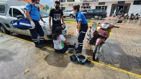 La joven se negó a ser trasladada al Hospital General de Playa del Carmen