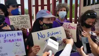 Feministas manifestaron su descontento tras la designación de María Cristina Castillo Espinosa como titular de la Secretaría de Mujeres