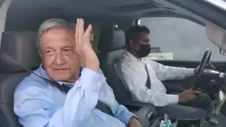 El presidente llegó a Mérida