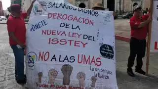La protesta comenzó en el Centro Histórico de Mérida