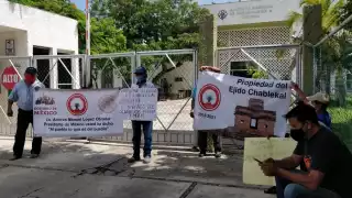 Los ejidatarios exigen una mesa de dialogo