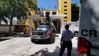 Un hombre de entre 40 y 45 años cayó desde la cúpula de la Parroquia Santo Niño de Atocha mientras pintaba.