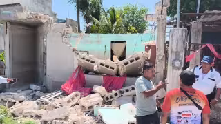 Vecino pierde su hogar tras desplome por mala construcción