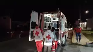 Paramédicos de la Cruz Roja en Carrillo Puerto fueron los encargados de trasladar al menor a la clínica pública en la ciudad
