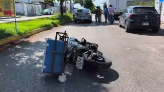 Autoridades atienden accidente con daños materiales en Campeche