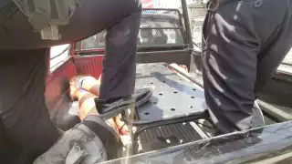 Elementos de la Policía Estatal arrestaron a ambos hombres