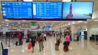 Se programaron 519 vuelos en el aeropuerto de Cancún